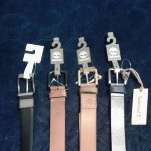 LOT OF MEN BELTS - TIMBERLAND AND CALVIN KLEIN